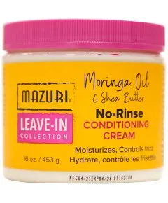 Mazuri Moringa And Shea Butter No-Rinse Conditioning Cream 16oz