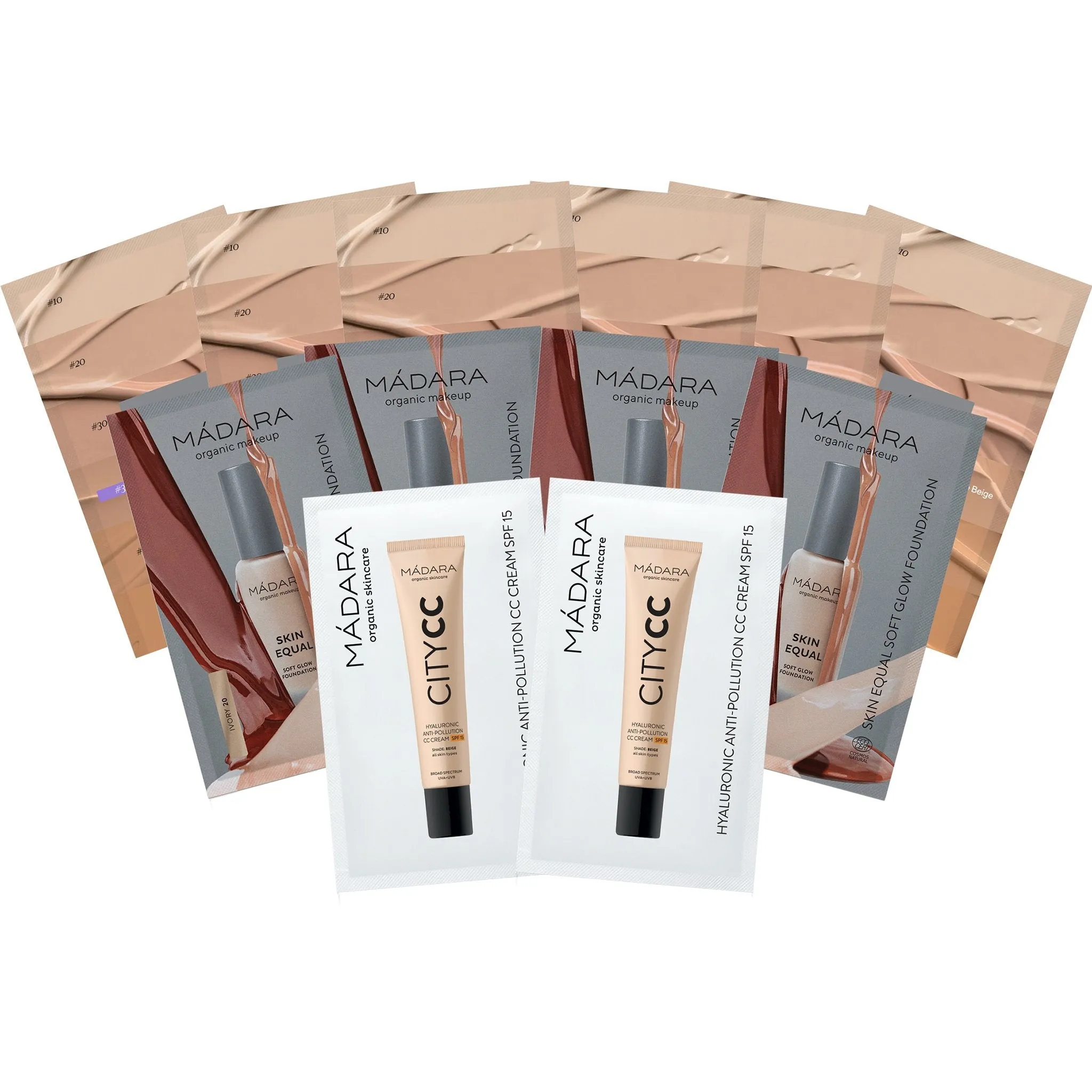 MÁDARA Makeup Shade Finder Sachet Pack - Free with £60 Spend