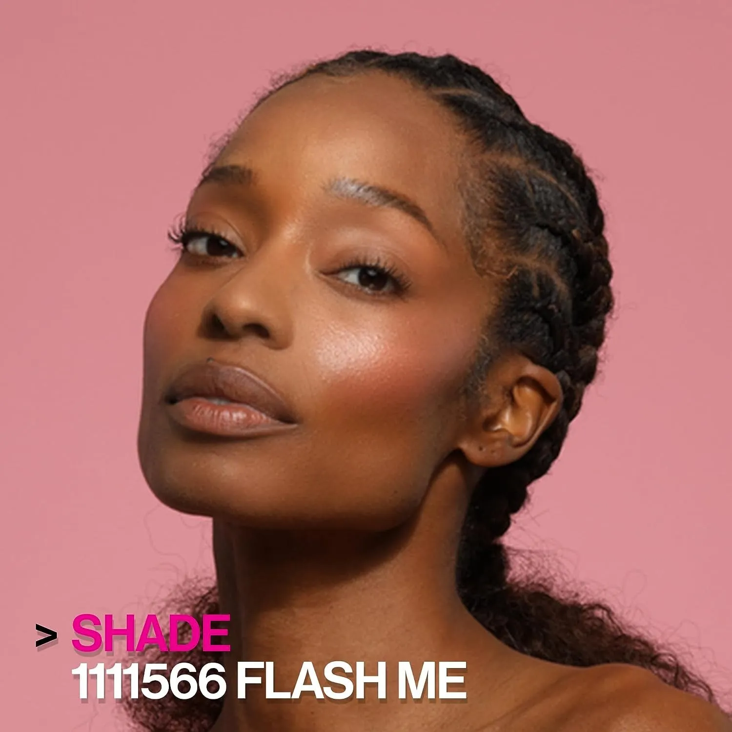 Megaglo Blushlighter, Blendable Blush & Highlighter Set, Shimmery Metallic Finish, Flash Me