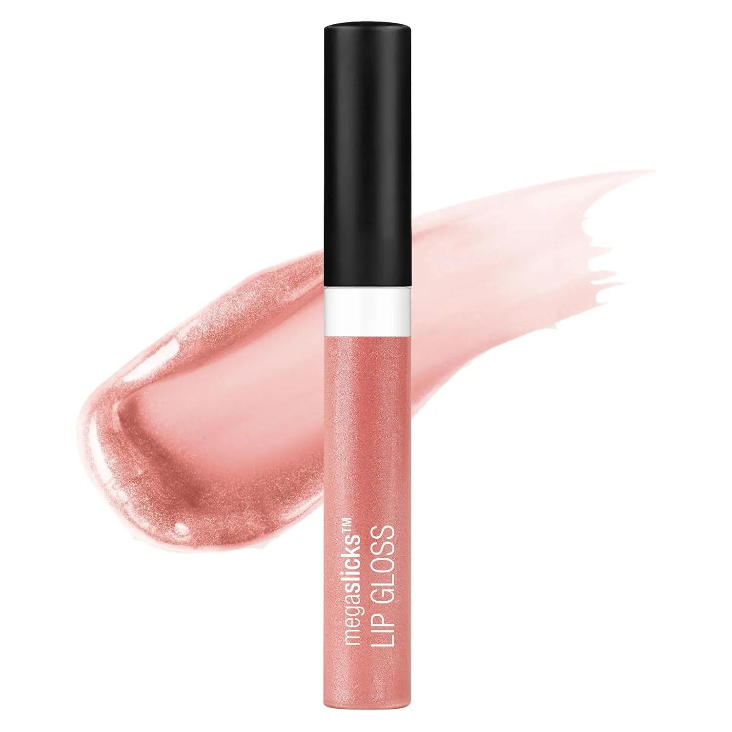 Megaslicks Lip Gloss, Ultra-Glossy, Vitamin-E Enriched, Ultra-Gloss High Shine Moisturizing, Cruelty-Free & Vegan - Crystal Clear