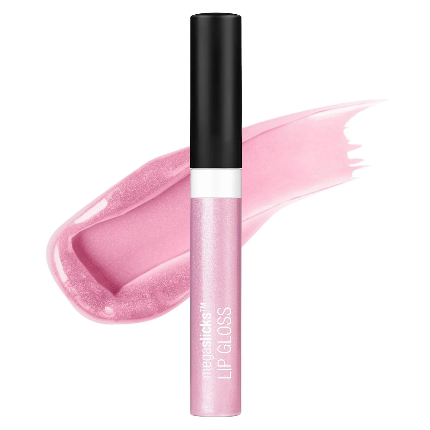 Megaslicks Lip Gloss, Ultra-Glossy, Vitamin-E Enriched, Ultra-Gloss High Shine Moisturizing, Cruelty-Free & Vegan - Crystal Clear