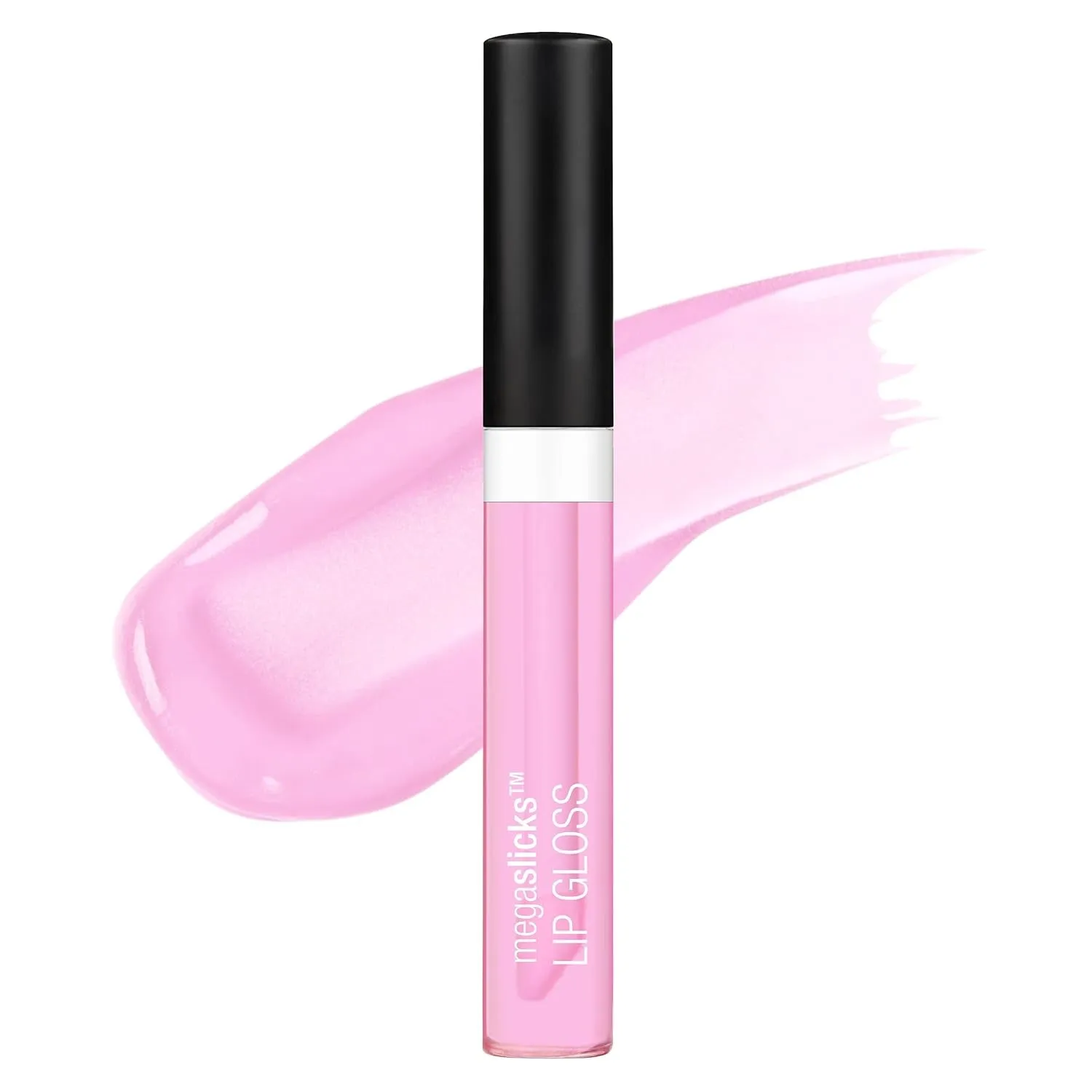 Megaslicks Lip Gloss, Ultra-Glossy, Vitamin-E Enriched, Ultra-Gloss High Shine Moisturizing, Cruelty-Free & Vegan - Crystal Clear