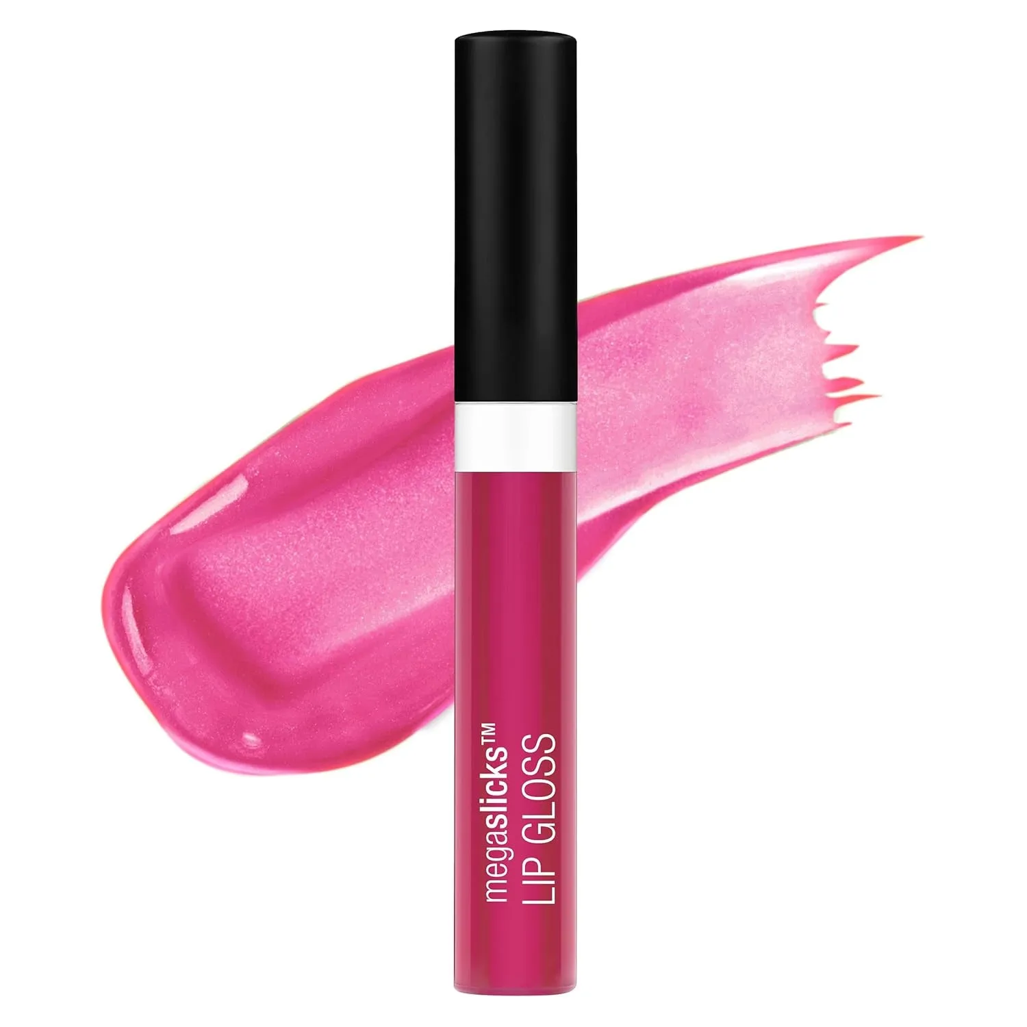Megaslicks Lip Gloss, Ultra-Glossy, Vitamin-E Enriched, Ultra-Gloss High Shine Moisturizing, Cruelty-Free & Vegan - Crystal Clear