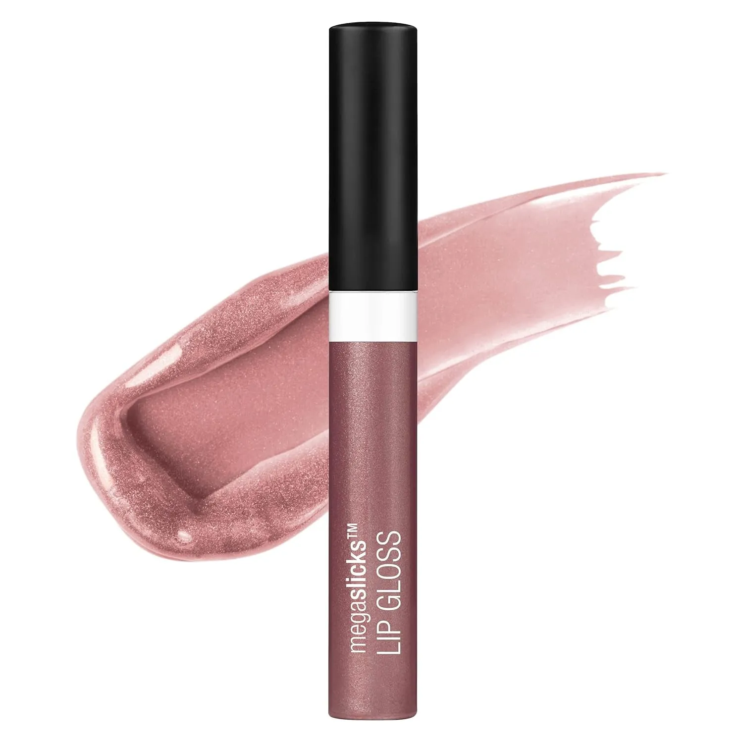 Megaslicks Lip Gloss, Ultra-Glossy, Vitamin-E Enriched, Ultra-Gloss High Shine Moisturizing, Cruelty-Free & Vegan - Crystal Clear