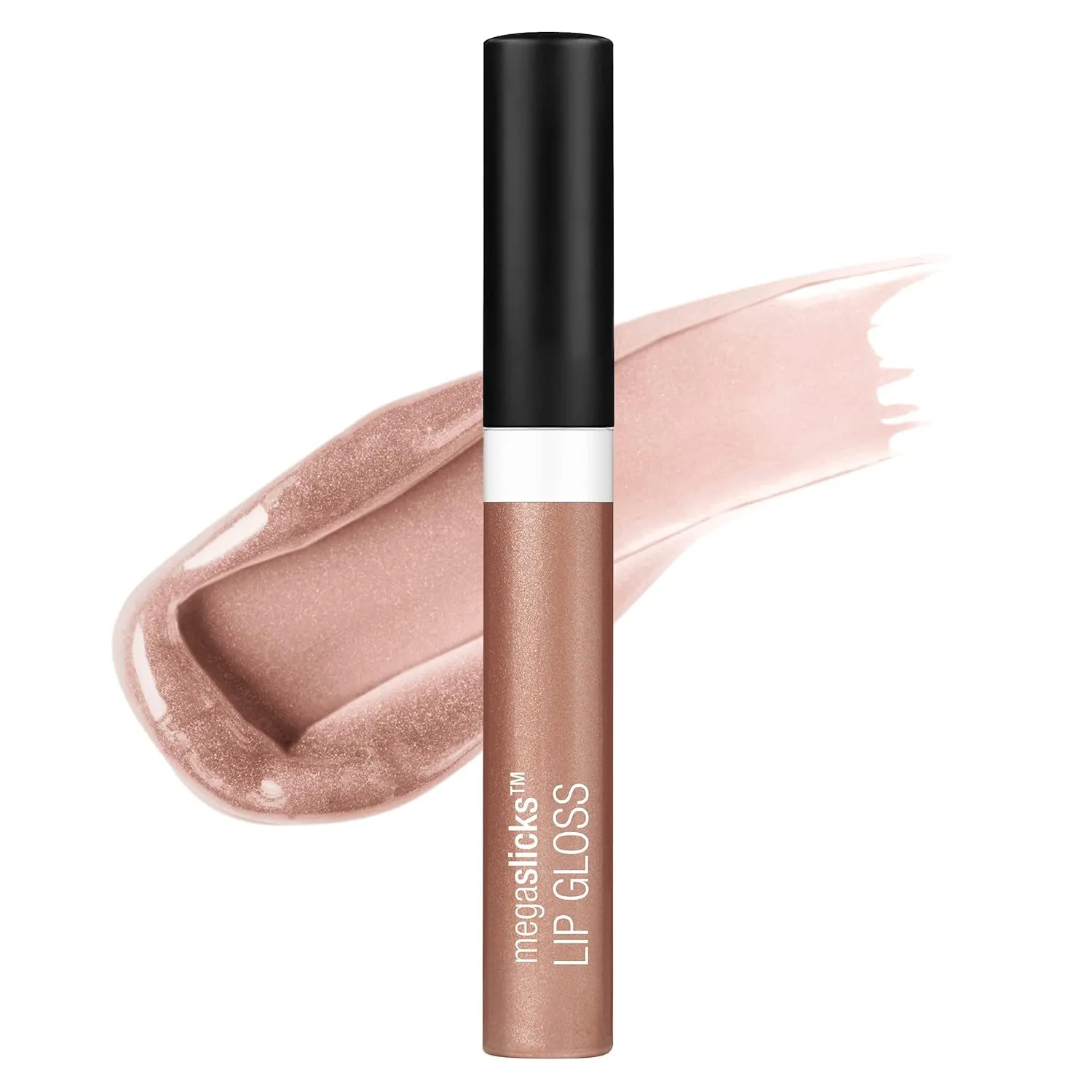 Megaslicks Lip Gloss, Ultra-Glossy, Vitamin-E Enriched, Ultra-Gloss High Shine Moisturizing, Cruelty-Free & Vegan - Crystal Clear