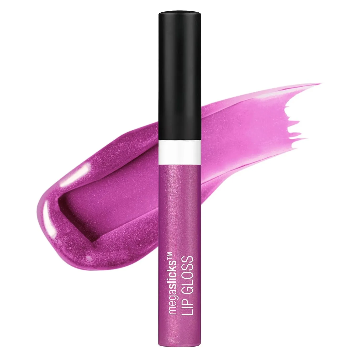 Megaslicks Lip Gloss, Ultra-Glossy, Vitamin-E Enriched, Ultra-Gloss High Shine Moisturizing, Cruelty-Free & Vegan - Crystal Clear