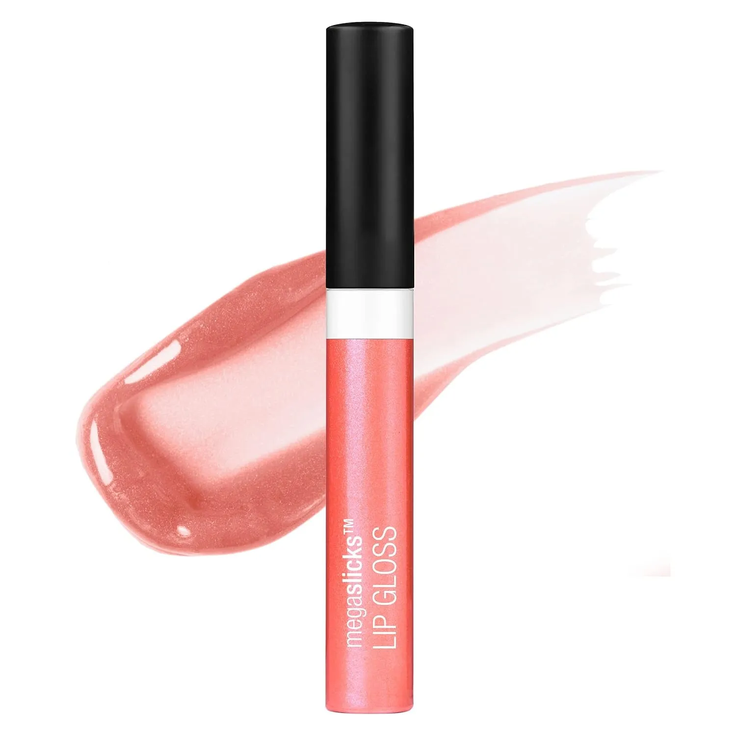 Megaslicks Lip Gloss, Ultra-Glossy, Vitamin-E Enriched, Ultra-Gloss High Shine Moisturizing, Cruelty-Free & Vegan - Crystal Clear