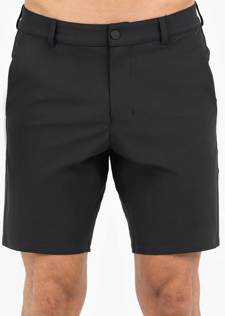 Men Adapt Shorts Classic Fit -8"R Black Onyx
