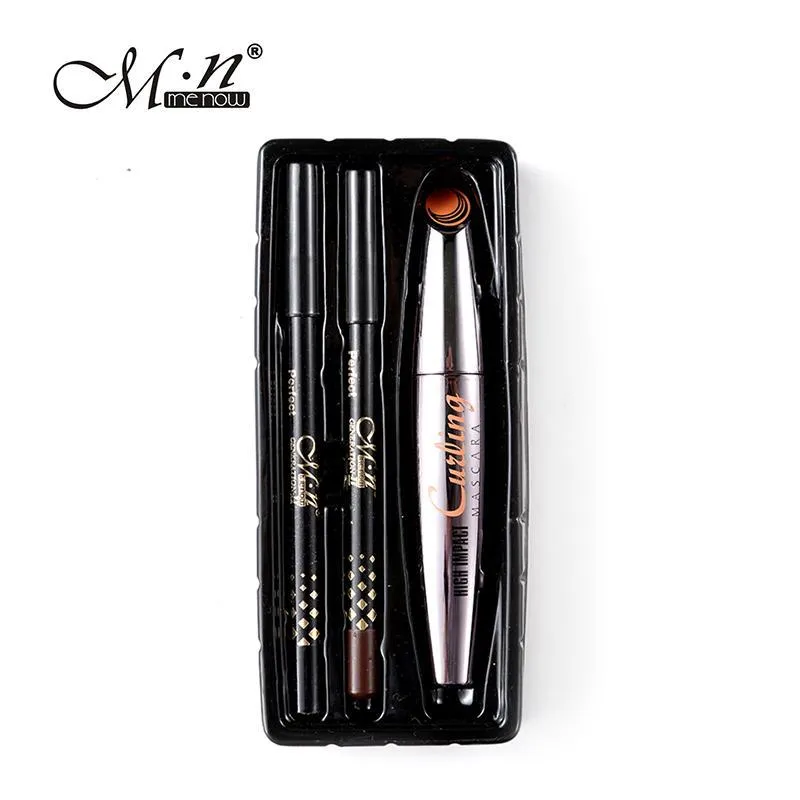MENOW® Curling Mascara with 2 Eyeliner Pencils