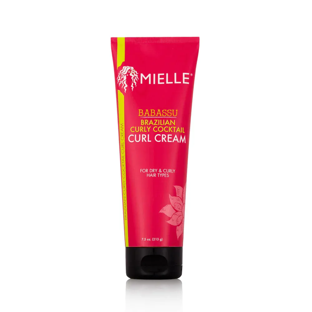 Mielle Organics Brazilian Curly Cocktail Curl Cream with Babassu Oil 7.5oz