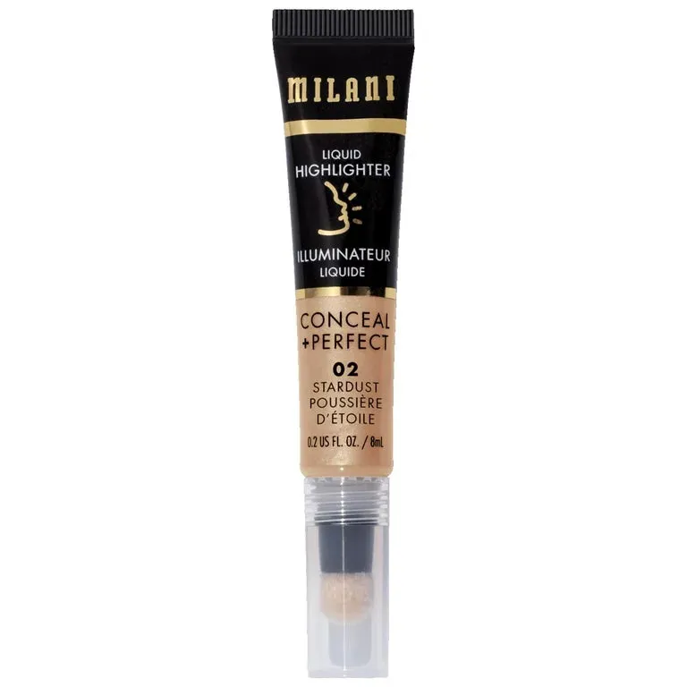 MILANI COSMETICS CONCEAL   PERFECT LIQUID HIGHLIGHTER 02 STARDUST
