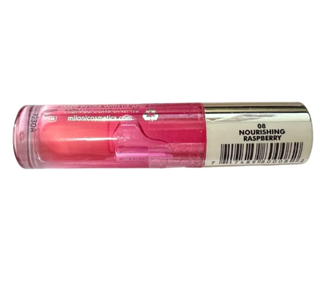 Milani Moisture Lock Raspberry Oil Infused Lip Treatment, Nourishing Raspberry (08)