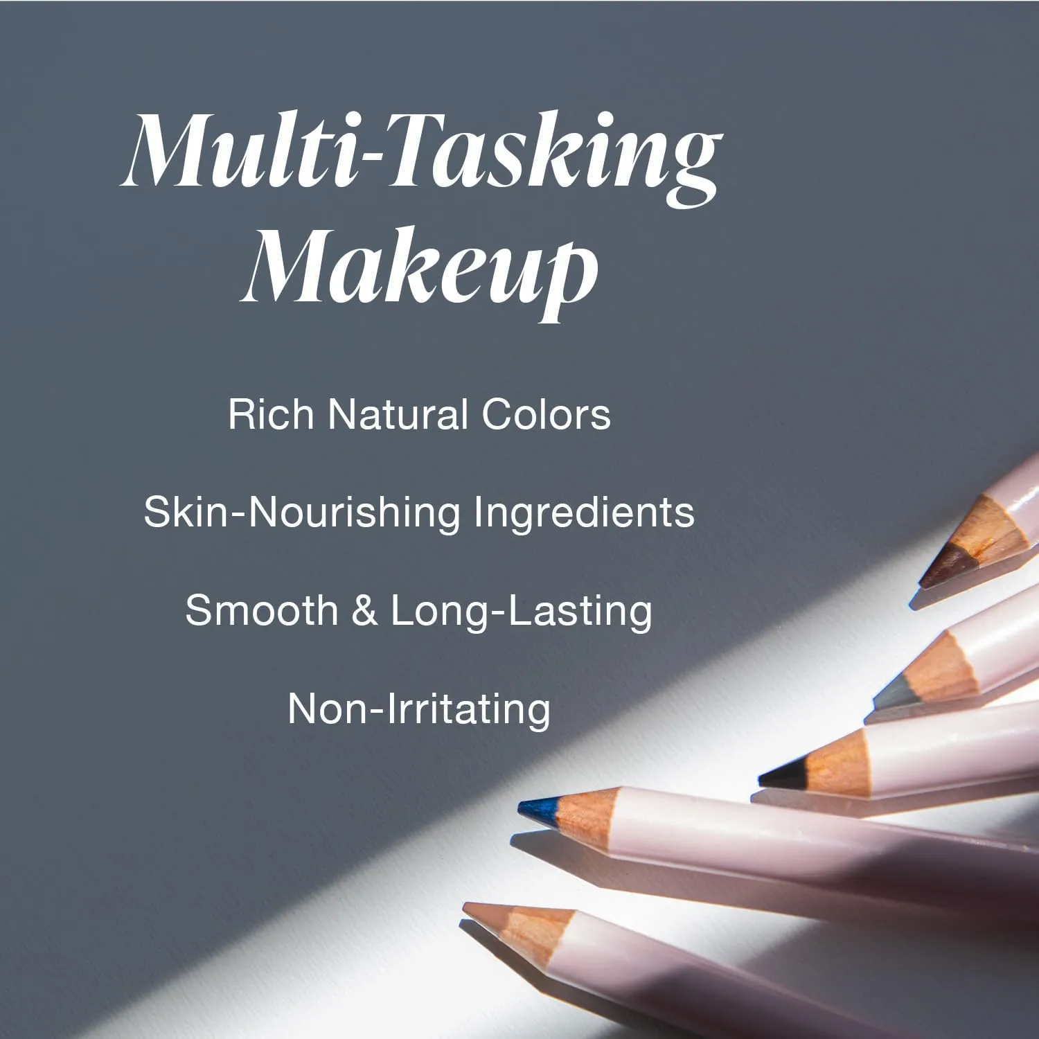 Mineral Fusion Eye Pencil, Navy Blue Eyeliner with Soothing Chamomile, Meadowfoam & Vitamin E, Velvety Smooth, Hypoallergenic Eye Makeup to Line & Define, Long-Lasting Eyeliner Pencil, Azure, 0.04 Oz