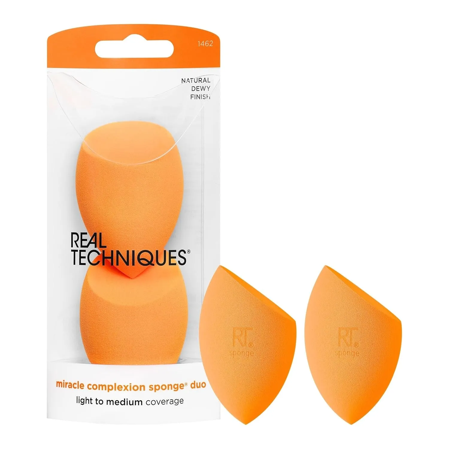 Miracle Complexion Sponge, Makeup Blender for Liquid and Cream Foundation, Full Coverage, Streak-Free Professional Makeup Tool, Cruelty Free, Vegan, Latex Free, 4 Count
