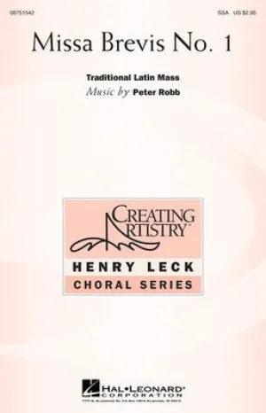 MISSA BREVIS NO 1 SSA