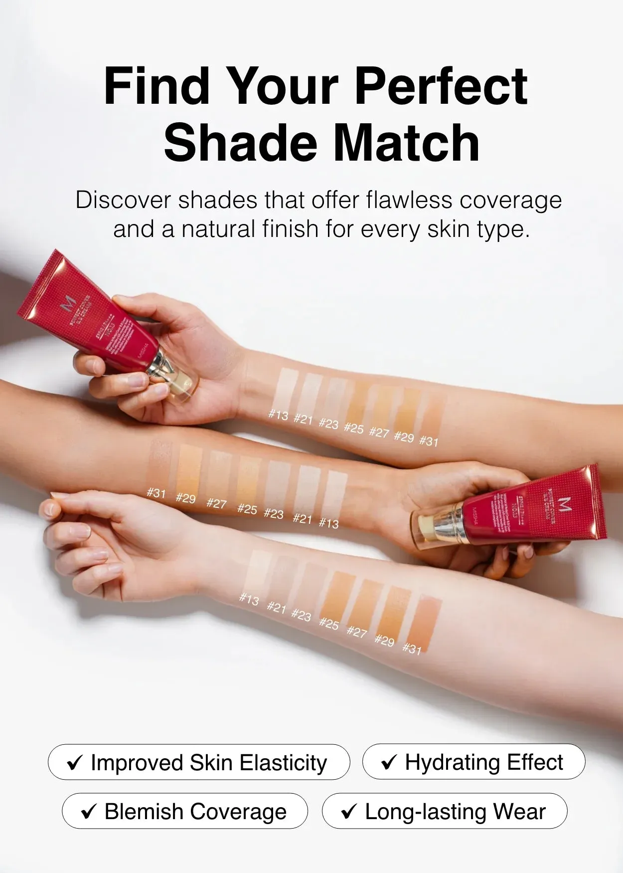 Missha m Perfect Cover Bb Cream Spf 42 Pa    50ml (2 Colors)
