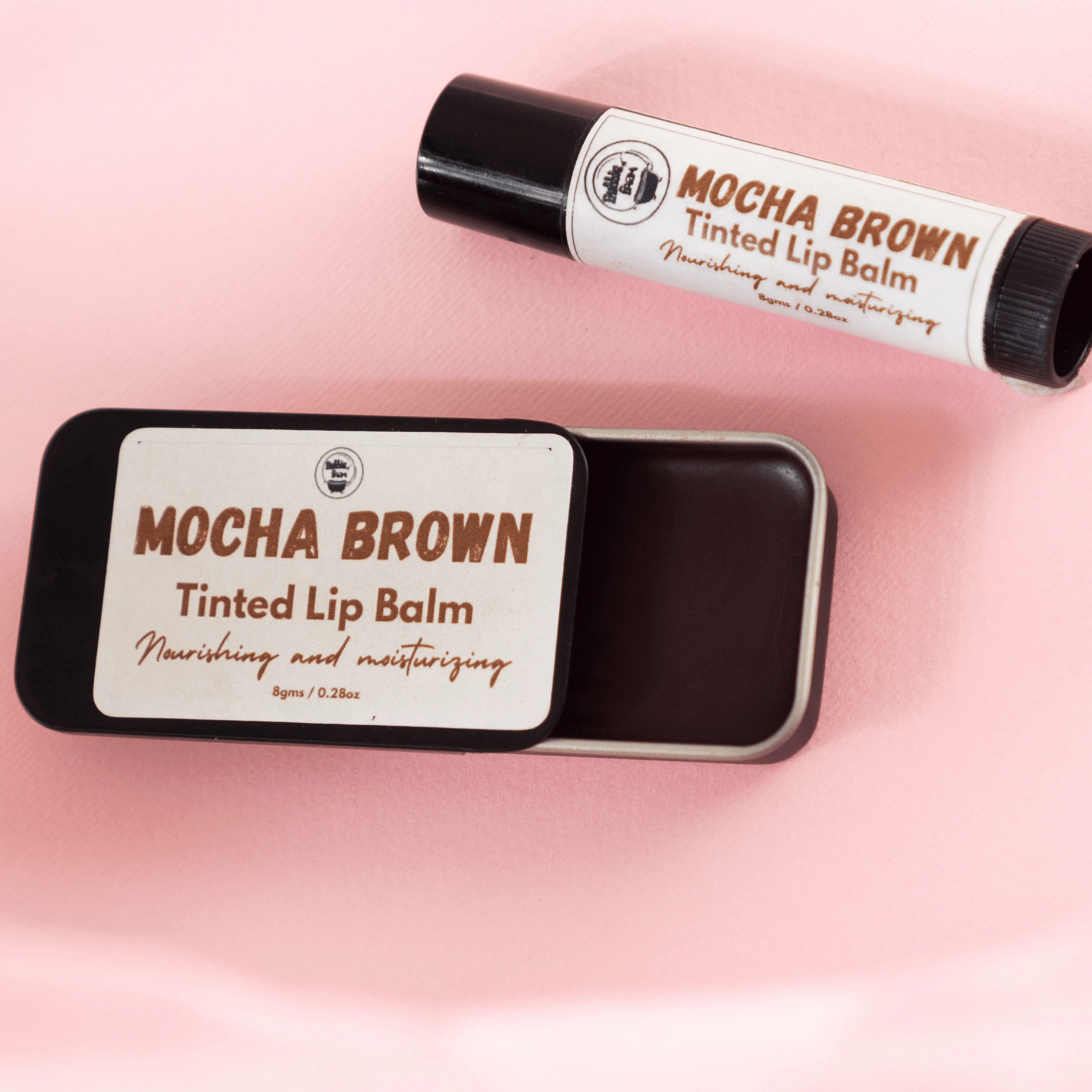 Mocha Brown Tinted Lip Balm