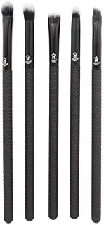 MODA Pro 5pc Deluxe Eye Makeup Brush Kit, Includes - Shader, Crease, Detail, Smudger, and Liner Brushes