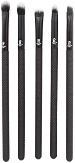 MODA Pro 5pc Deluxe Eye Makeup Brush Kit, Includes - Shader, Crease, Detail, Smudger, and Liner Brushes
