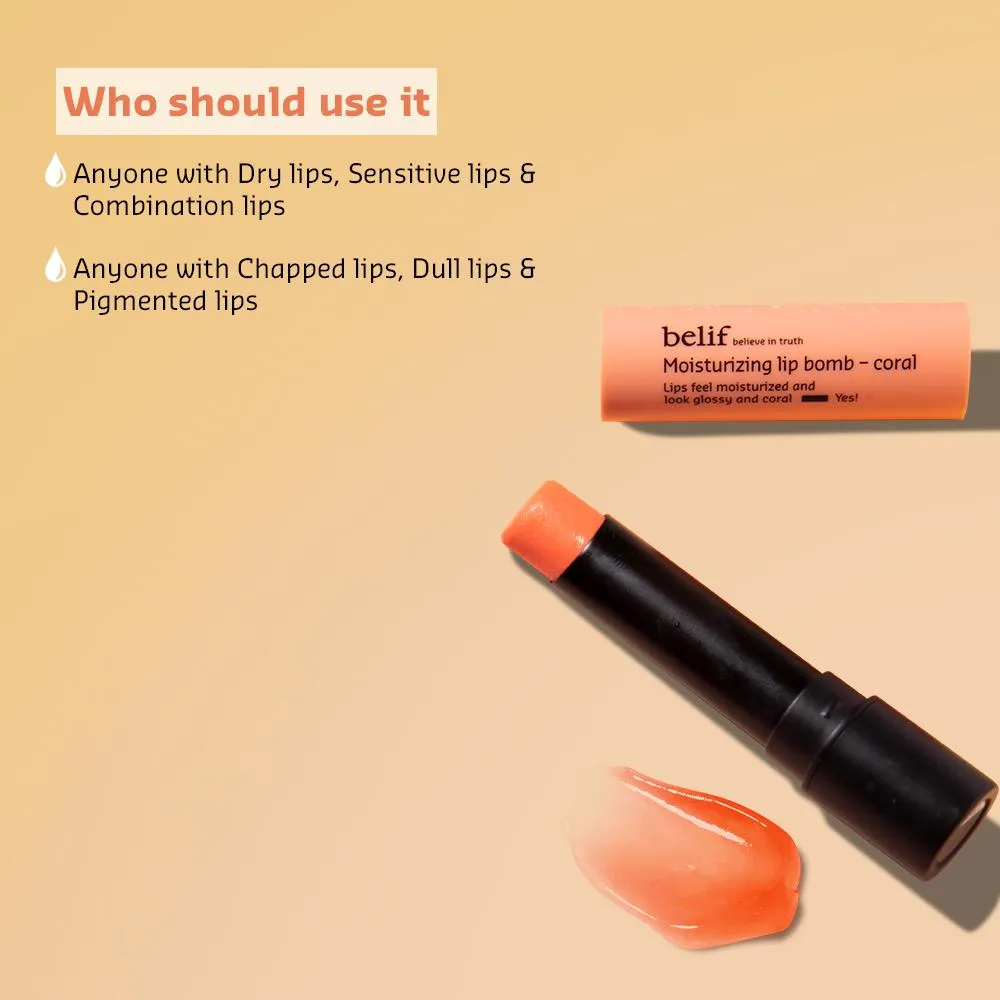 Moisturizing lip bomb - coral - 3g