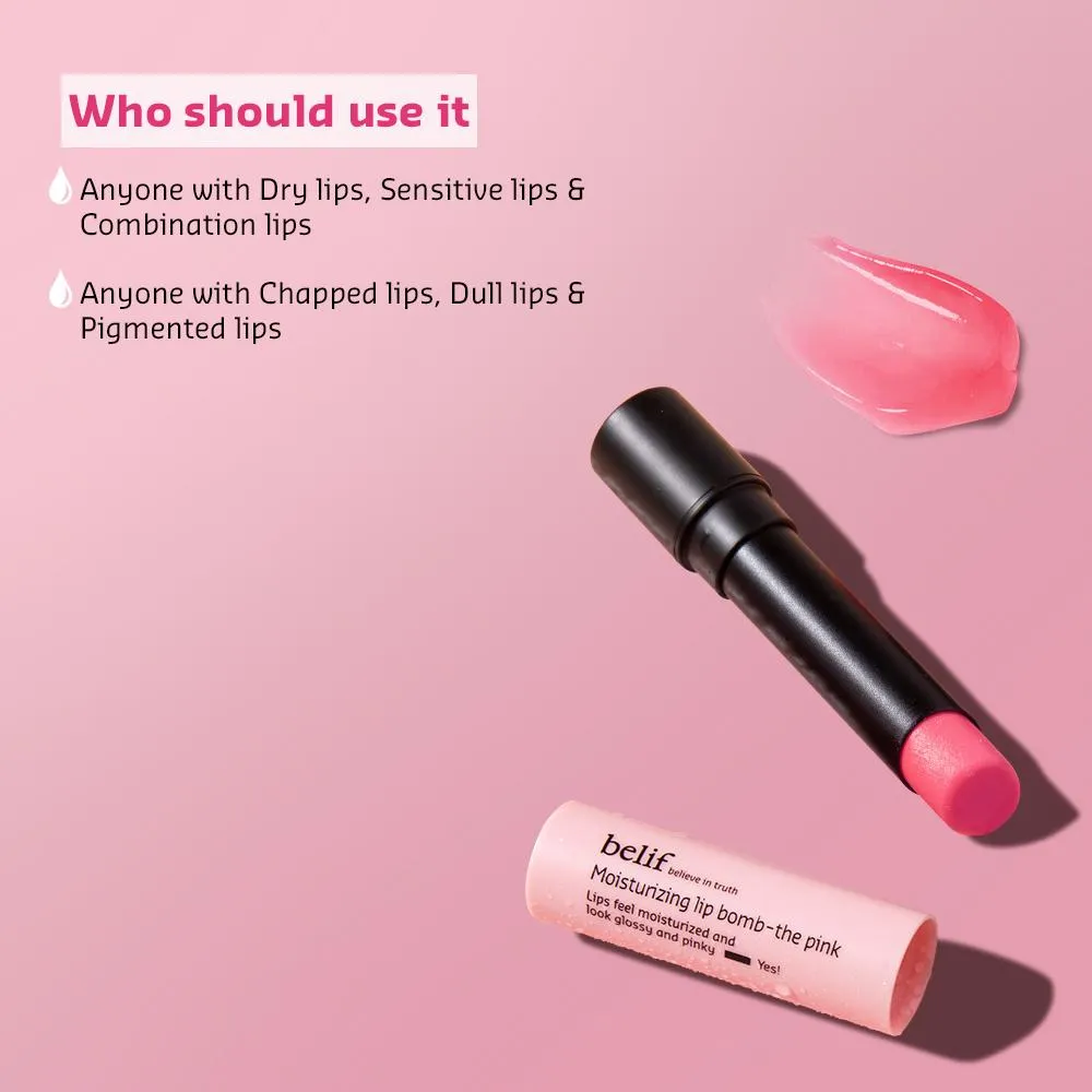 Moisturizing lip bomb - pink - 3g