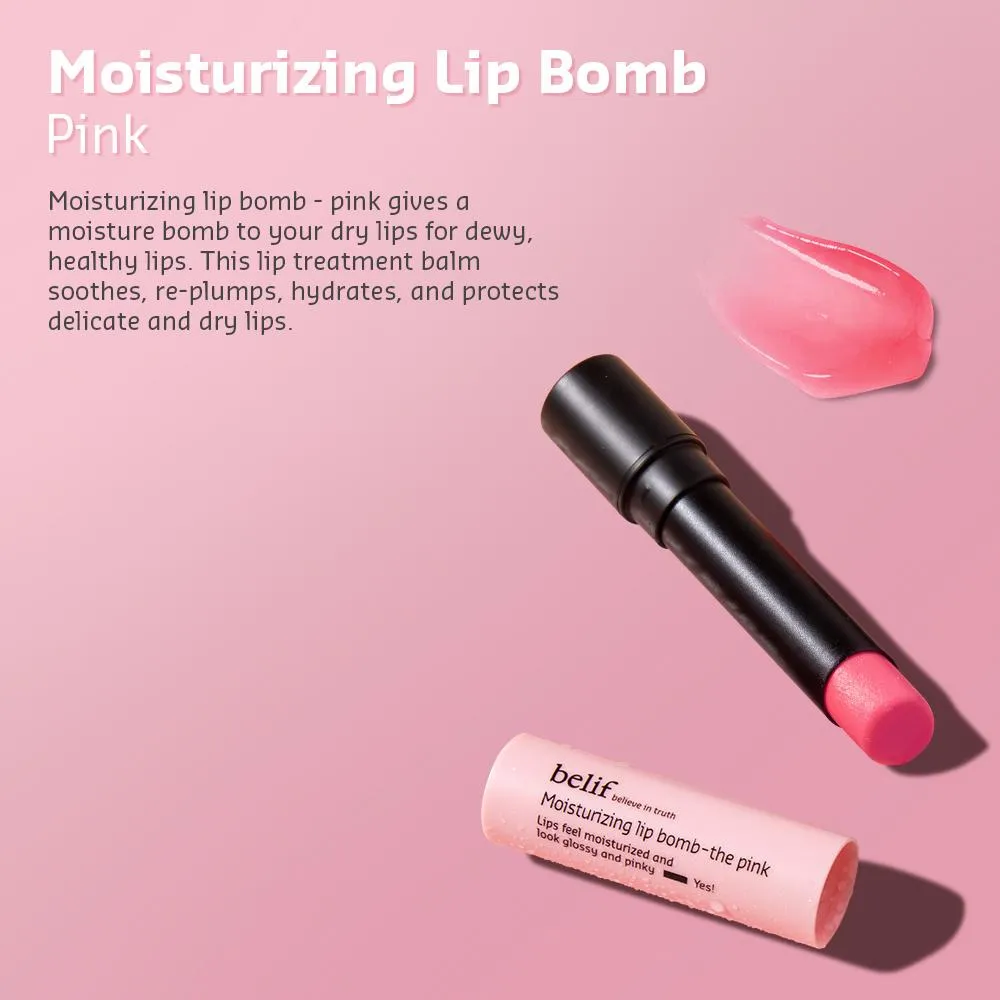 Moisturizing lip bomb - pink - 3g
