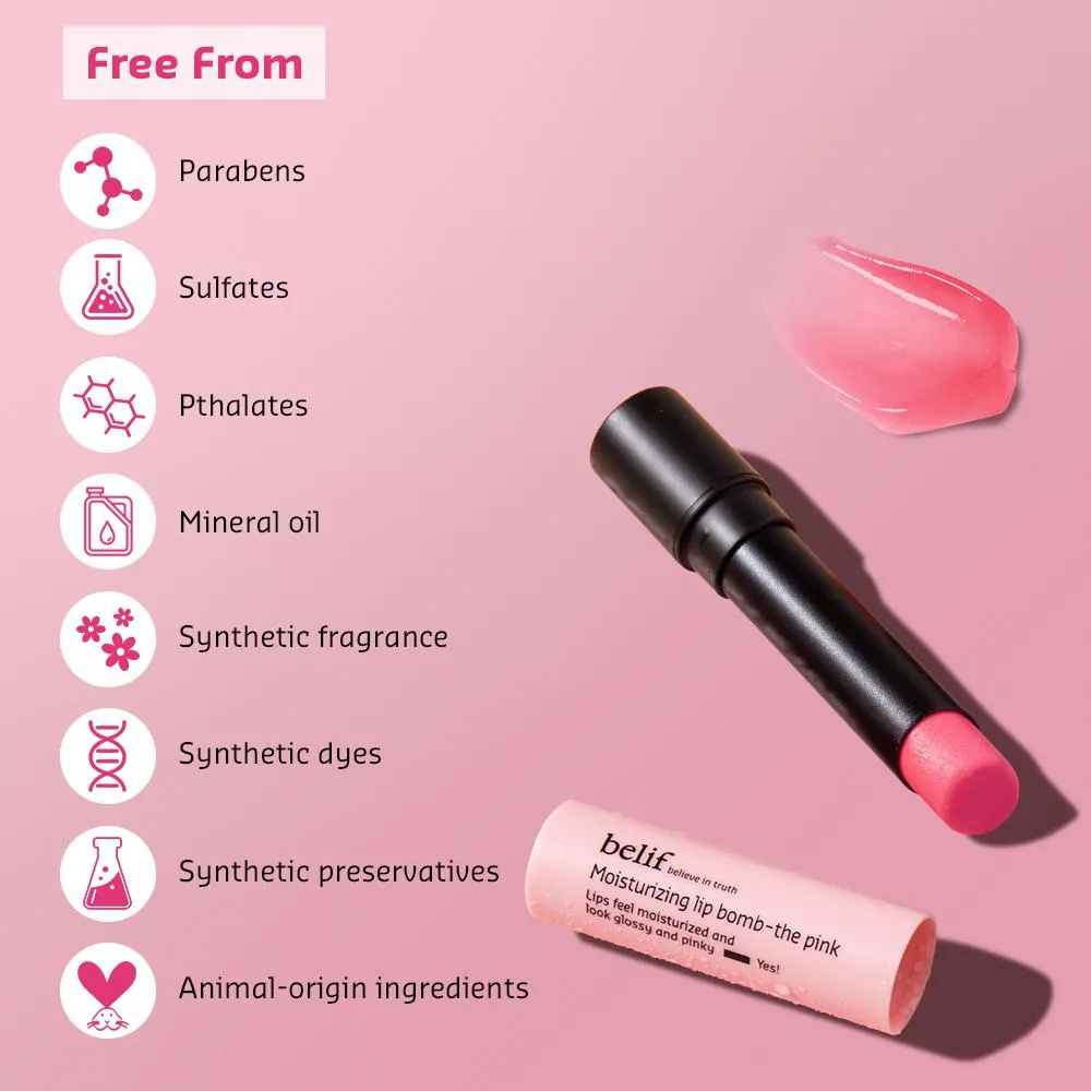 Moisturizing lip bomb - pink - 3g