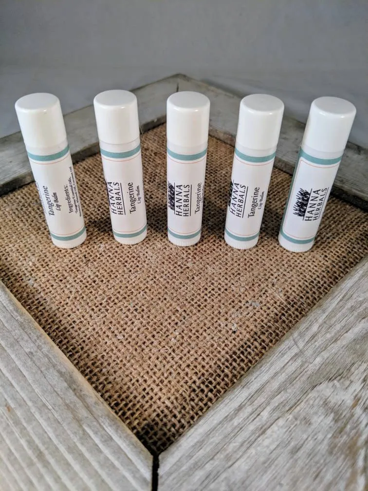 Moisturizing organic lip balm