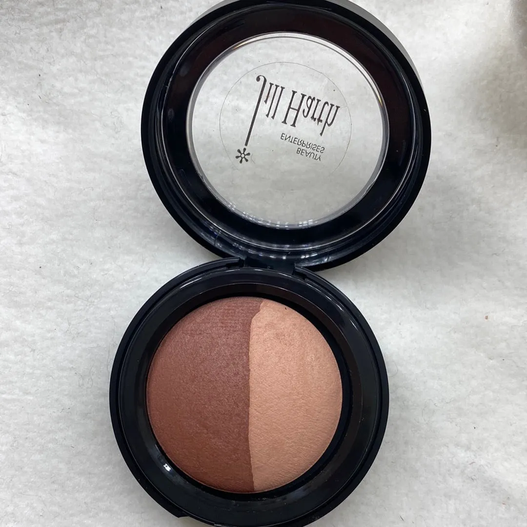 Mona Lisa's Baked Mineral Eyeshadow Duo ~ Matte Nude ~ Matte Brown