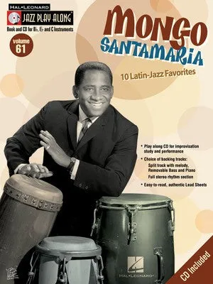 MONGO SANTAMARIA JAZZ PLAY ALONG BK/CD V61