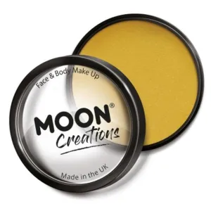 Moon Creations Pro Face Paint Cake Pot, Golden