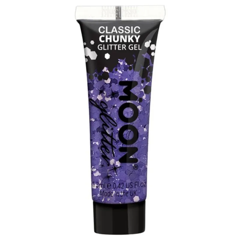 Moon Glitter Classic Chunky Glitter Gel, Lilac