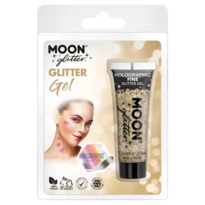 Moon Glitter Holographic Fine Glitter Gel, Gold