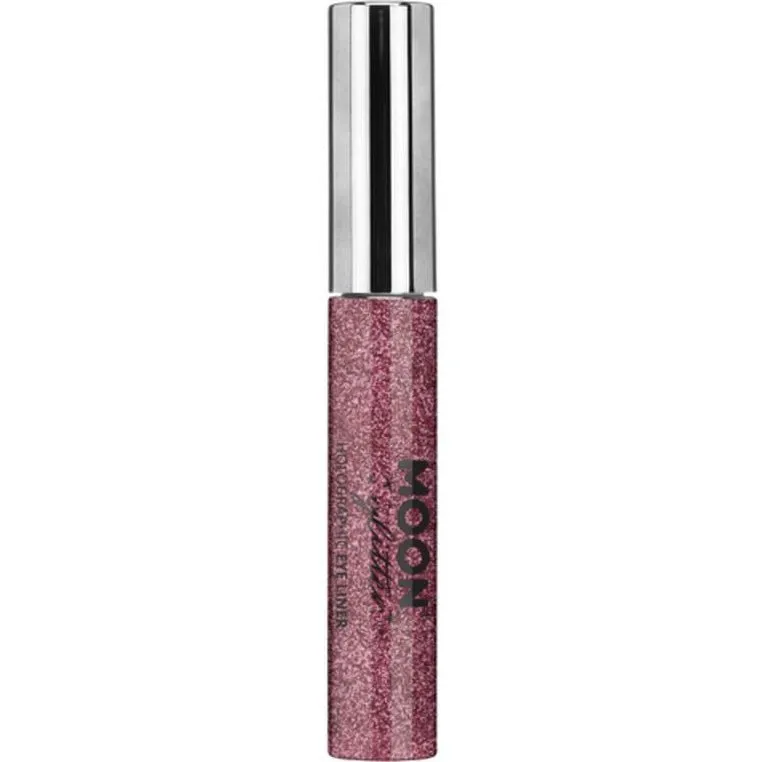 Moon Glitter Holographic Glitter Eye Liner, Pink