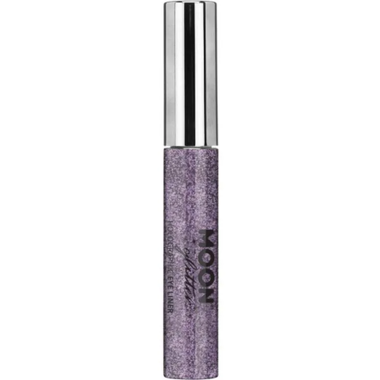Moon Glitter Holographic Glitter Eye Liner, Purple