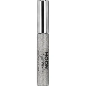 Moon Glitter Holographic Glitter Eye Liner, Silver