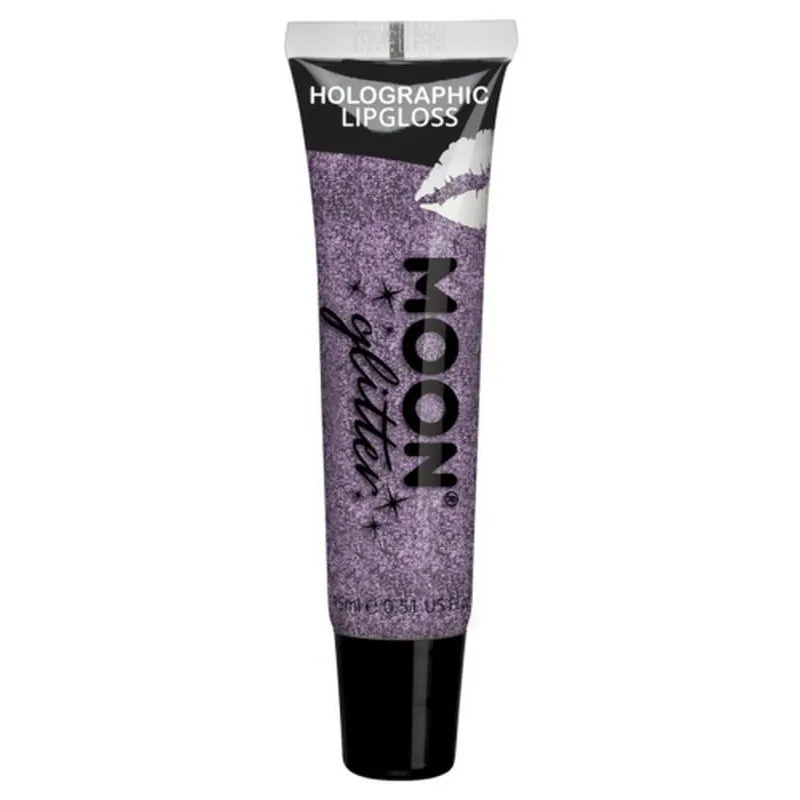 Moon Glitter Holographic Glitter Lipgloss, Purple