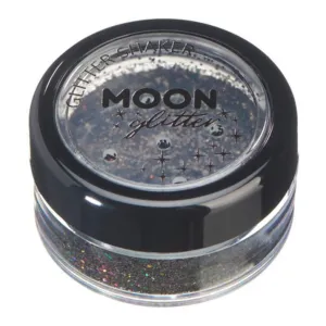 Moon Glitter Holographic Glitter Shakers, Black