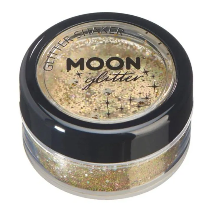 Moon Glitter Holographic Glitter Shakers, Gold