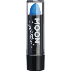 Moon Glitter Iridescent Glitter Lipstick, Blue