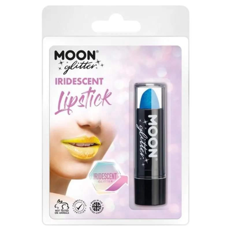 Moon Glitter Iridescent Glitter Lipstick, Blue