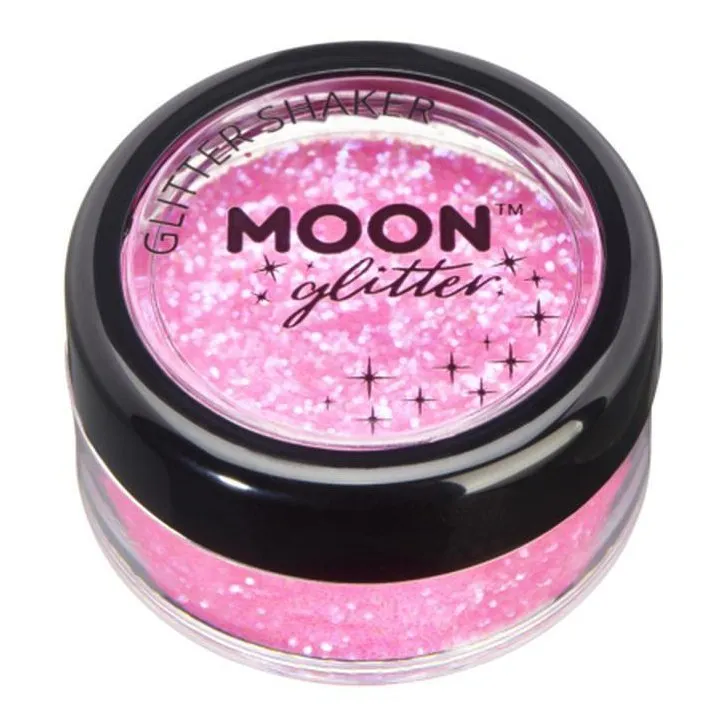 Moon Glitter Iridescent Glitter Shakers, Pink