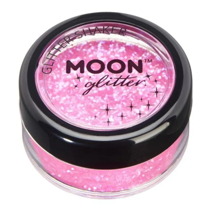 Moon Glitter Iridescent Glitter Shakers, Pink
