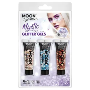 Moon Glitter Mystic Chunky Glitter Gel, Prosecco, Frozen, Autumn