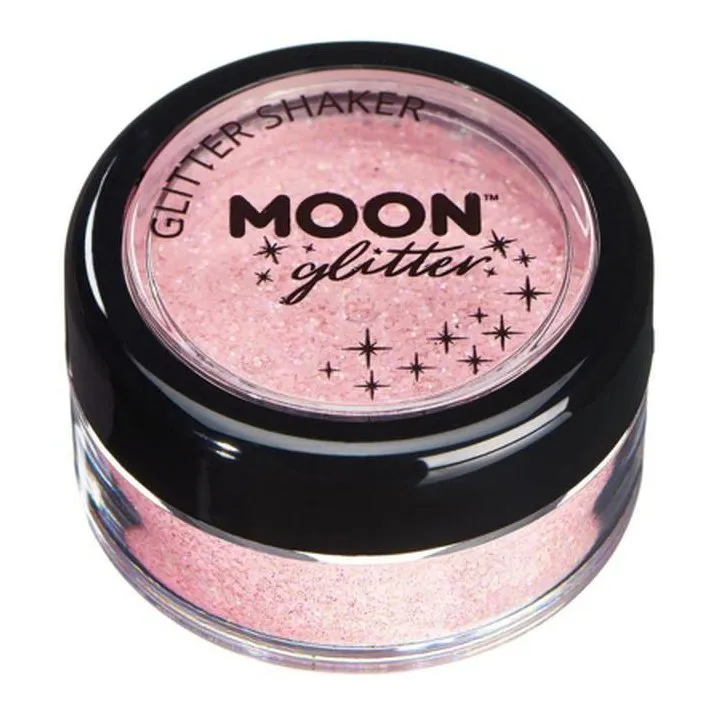 Moon Glitter Pastel Glitter Shakers, Coral