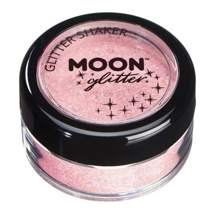 Moon Glitter Pastel Glitter Shakers, Coral