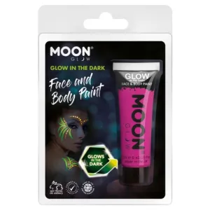 Moon Glow Glow In The Dark Face Paint, Purple