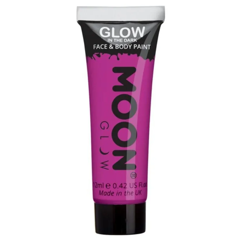 Moon Glow Glow In The Dark Face Paint, Purple
