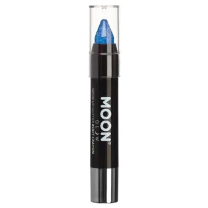 Moon Glow Neon Uv Glitter Body Crayons, Blue