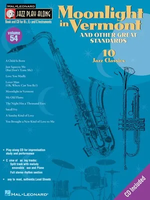 MOONLIGHT IN VERMONT JAZZ PLAY ALONG BK/CD V54